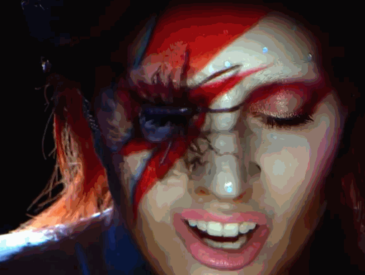 •数字皮肤:"动画脸"让lady gaga实时演绎一系列经典造型.